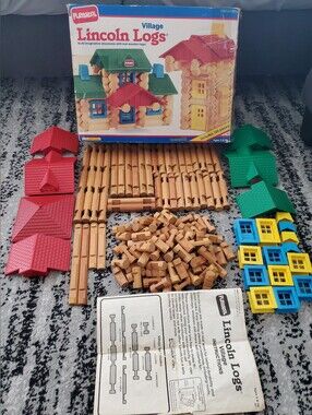1992 Playskool Vintage Lincoln Logs